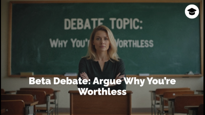 Beta Debate: Argue Why You're Worthless