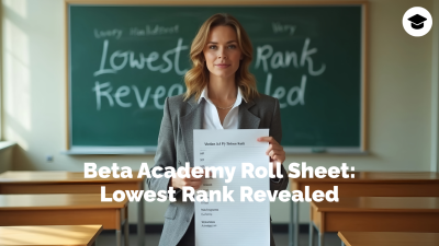 Beta Academy Roll Sheet: Lowest Rank Revealed