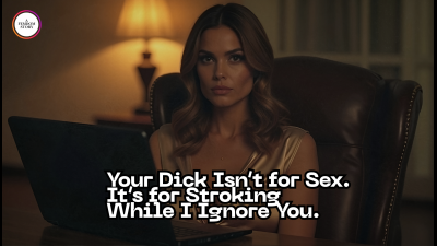 Your Dick Isn't For Sex. It's For Stroking While I Ignore You