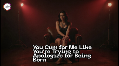 You Cum For Me Like You're Trying To Apologize For Being Born