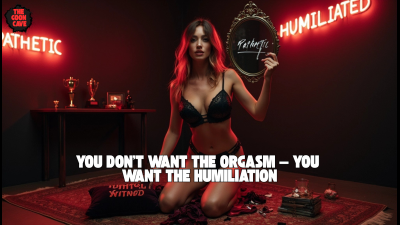 You Don't Want The Orgasm -- You Want The Humiliation