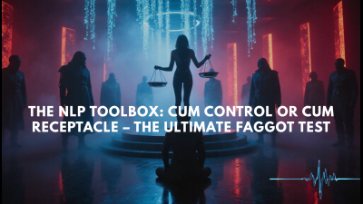 The Nlp Toolbox: Cum Control Or Cum Receptacle - The Ultimate Faggot Test