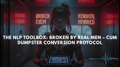 The Nlp Toolbox: Broken By Real Men - Cum Dumpster Conversion Protocol