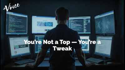 You're Not A Top -- You're A Tweak