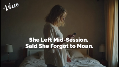 She Left Mid-Session. Said She Forgot To Moan