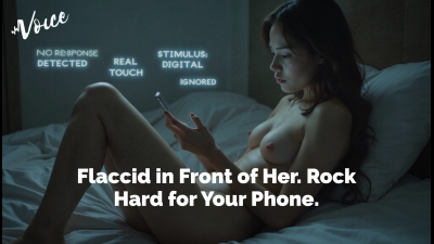 Flaccid In Front Of Her. Rock Hard For Your Phone