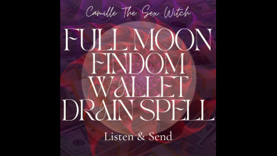 Sex Witch Full Moon Wallet Drain Spell