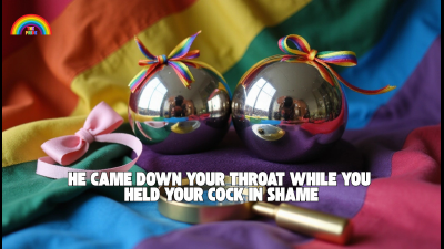 He Came Down Your Throat While You Held Your Cock In Shame