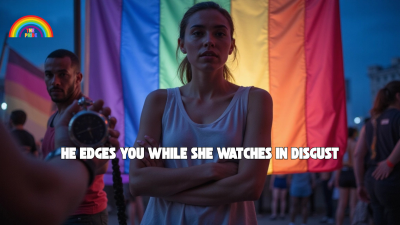 He Edges You While She Watches In Disgust