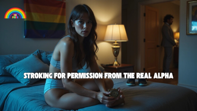 Stroking For Permission From The Real Alpha