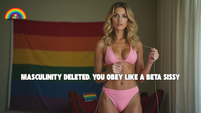 Masculinity Deleted: You Obey Like A Beta Sissy