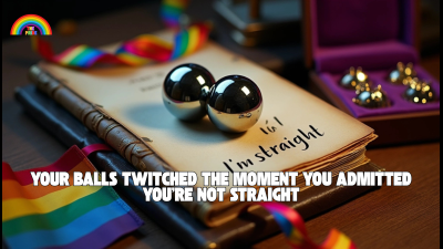 Your Balls Twitched The Moment You Admitted You're Not Straight