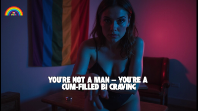 You're Not A Man -- You're A Cum-Filled Bi Craving