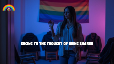 Edging To The Thought Of Being Shared