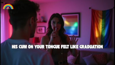 His Cum On Your Tongue Felt Like Graduation