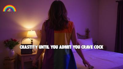 Chastity Until You Admit You Crave Cock
