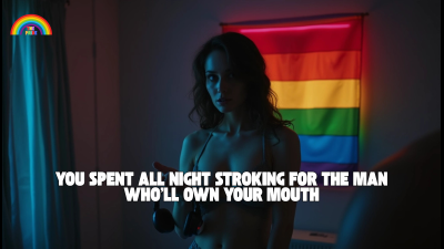 You Spent All Night Stroking For The Man Who'll Own Your Mouth
