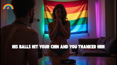 His Balls Hit Your Chin And You Thanked Him