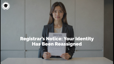 Registrar's Notice: Your Identity Has Been Reassigned