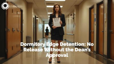 Dormitory Edge Detention: No Release Without The Dean's Approval