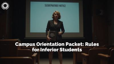 Campus Orientation Packet: Rules For Inferior Students