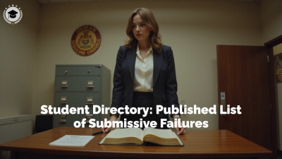 Student Directory: Published List Of Submissive Failures