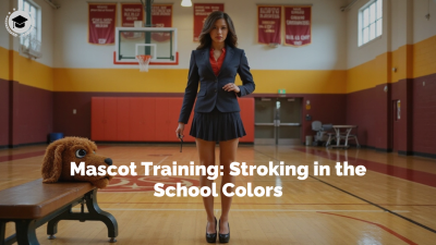 Mascot Training: Stroking In The School Colors