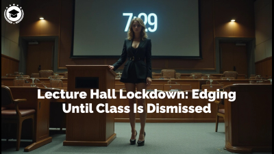 Lecture Hall Lockdown: Edging Until Class Is Dismissed