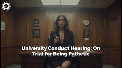 University Conduct Hearing: On Trial For Being Pathetic