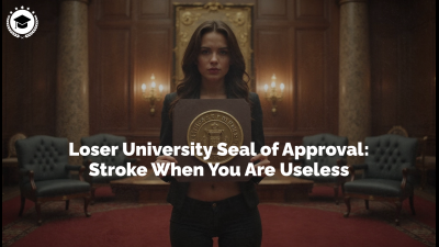 Loser University Seal Of Approval: Stroke When You Are Useless