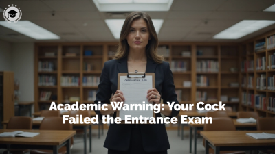 Academic Warning: Your Cock Failed The Entrance Exam