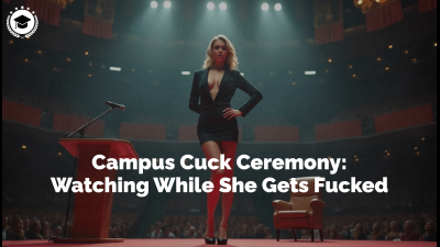 Campus Cuck Ceremony: Watching While She Gets Fucked