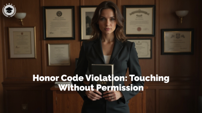 Honor Code Violation: Touching Without Permission