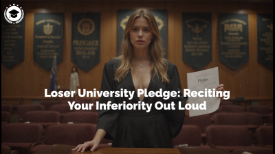 Loser University Pledge: Reciting Your Inferiority Out Loud