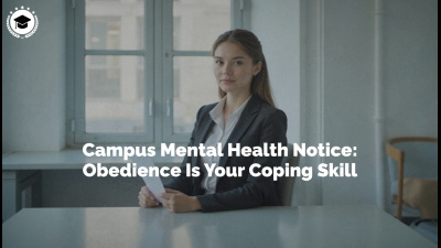 Campus Mental Health Notice: Obedience Is Your Coping Skill