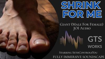Female Macrophilia Shrinking Countdown By A Giant (Mp3)