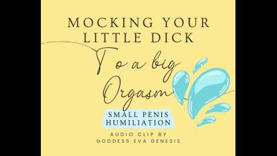 Mocking Your Little Dick To A Big Orgasm