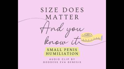 Size Does Matter And You Know It