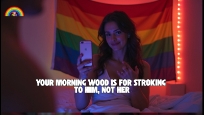 Your Morning Wood Is For Stroking To Him, Not Her