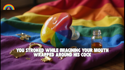 You Stroked While Imagining Your Mouth Wrapped Around His Cock