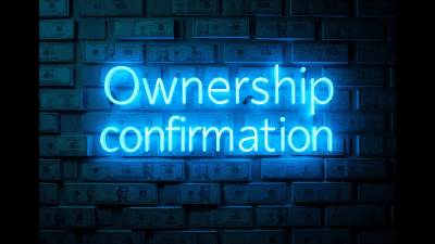 Five Stages Of Financial Submission Stage 3 Ownership Confirmation