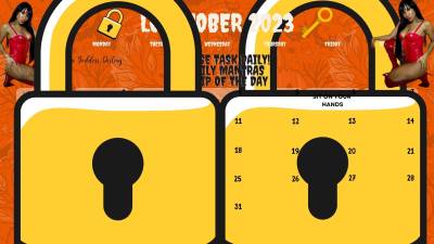 Locktober 2023 Calendar
