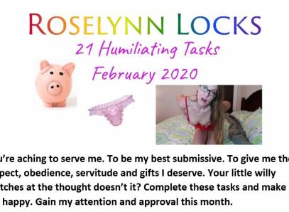 21 Humiliating Tasks For February 2020