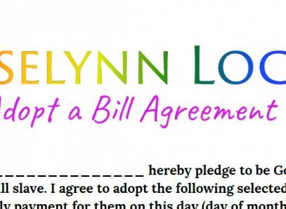 Adopt A Bill Contract- Be My Bill Slave