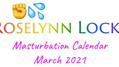 March 2021 Masturbation Calendar