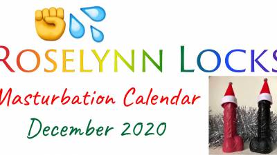 December 2020 Masturbation Control Calendar