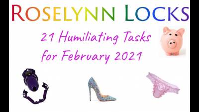 21 Humiliating Tasks For February 2021
