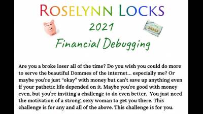 Goddess Roselynn's 2021 Financial Debugging Challenge