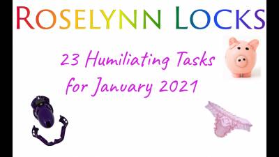 23 Humiliating Tasks For January 2021