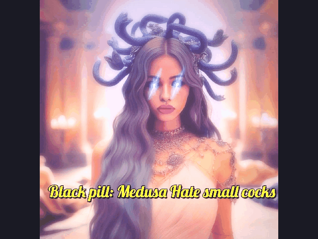 Black Pill: Medusa Hate Small Cocks